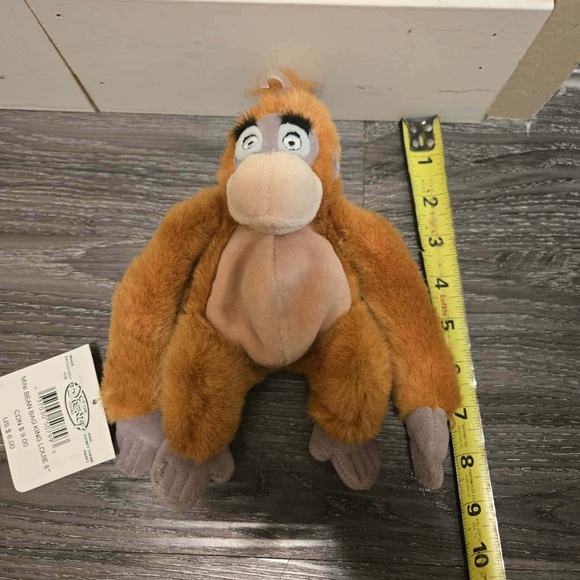 Disney Store Bean Bag The Jungle Book King Louie Plush - Picture 2 of 3